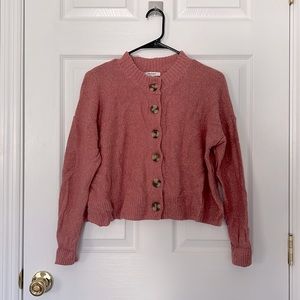 Madewell Pink Cardigan - Size S